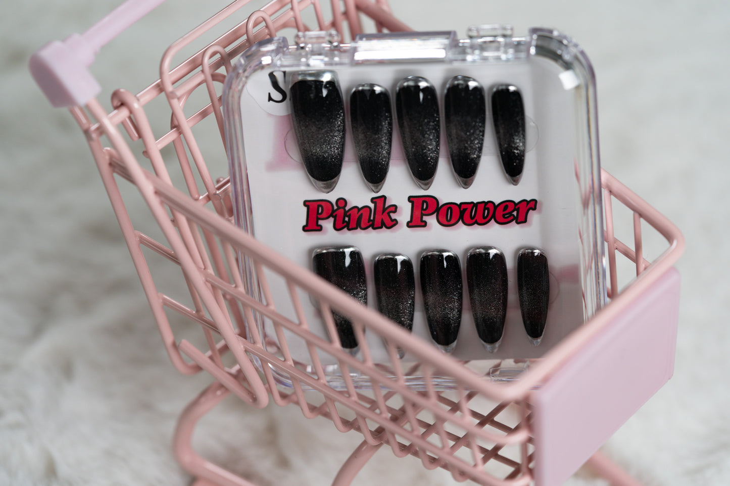 Pink Power Press on Nails- Star Dust