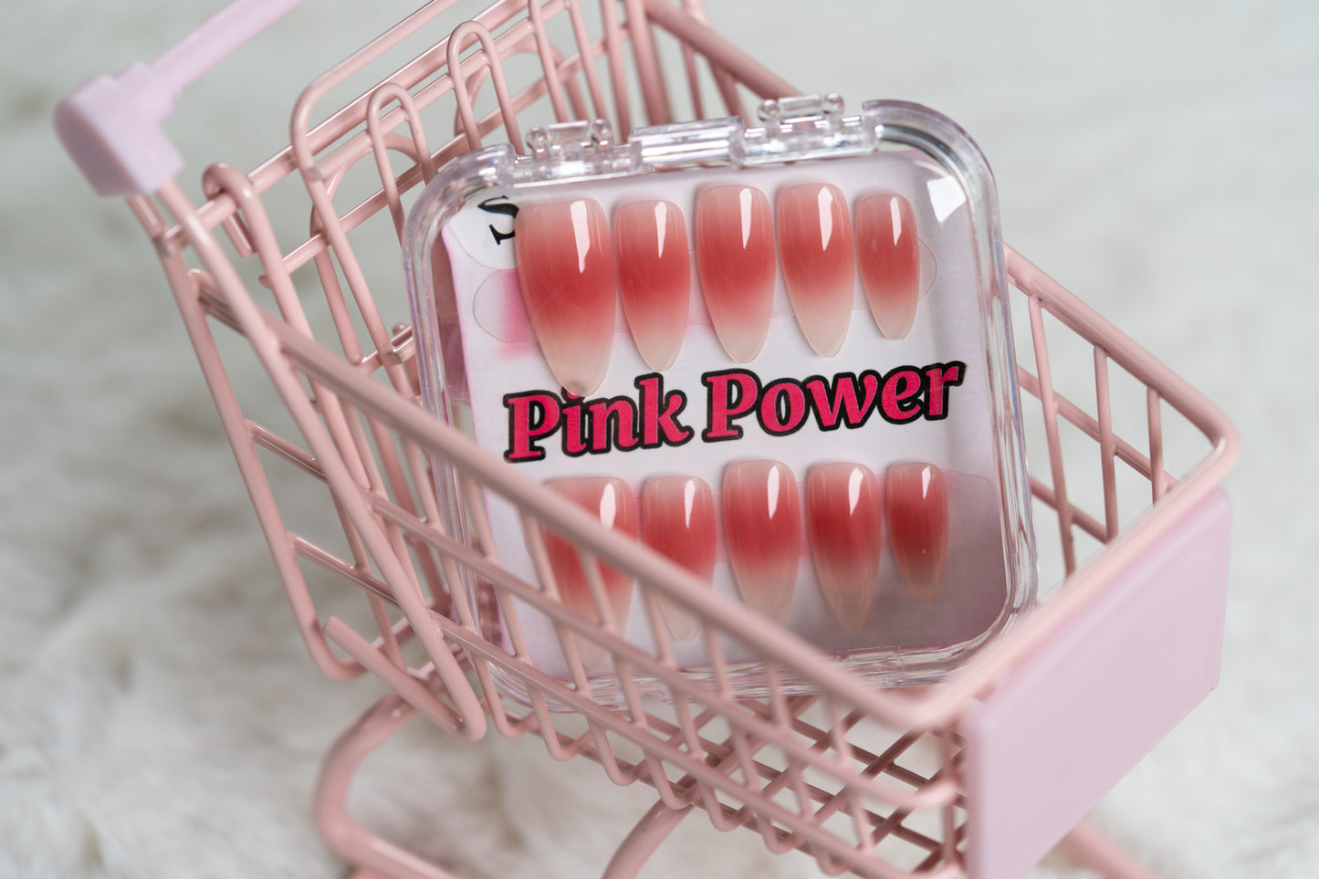 Pink Power Press on Nails- Pink Sand