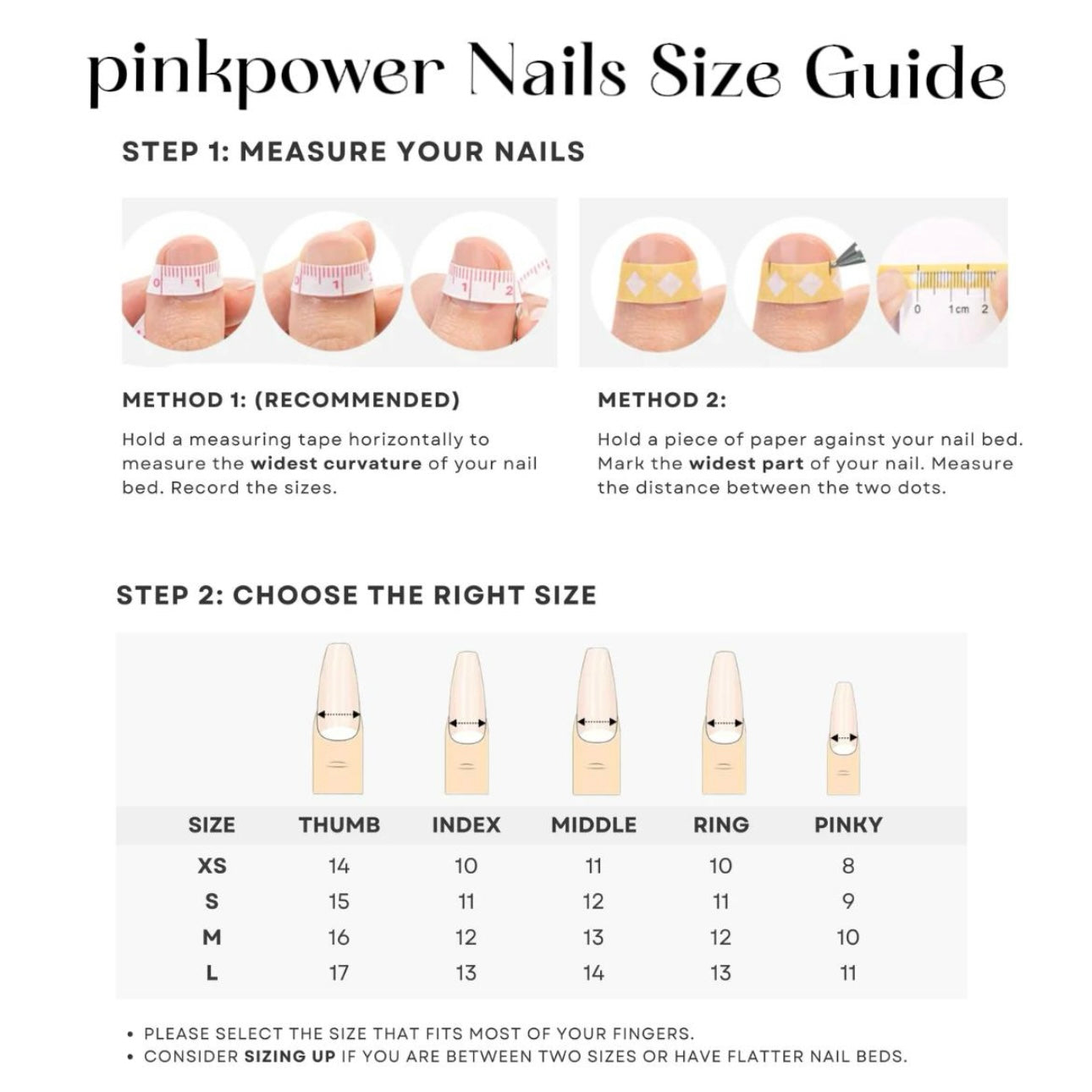 Pink Power Press on Nails- Nude Princess Eye Short