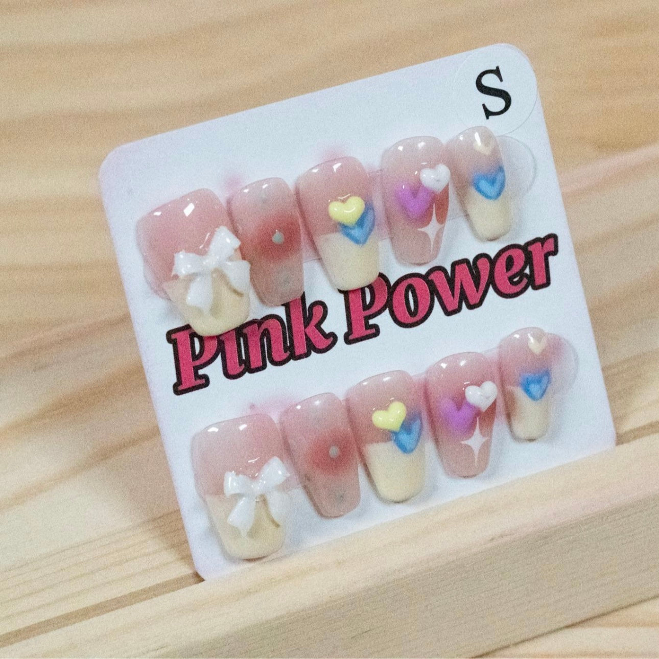 Pink Power Press on Nails- Candy Love