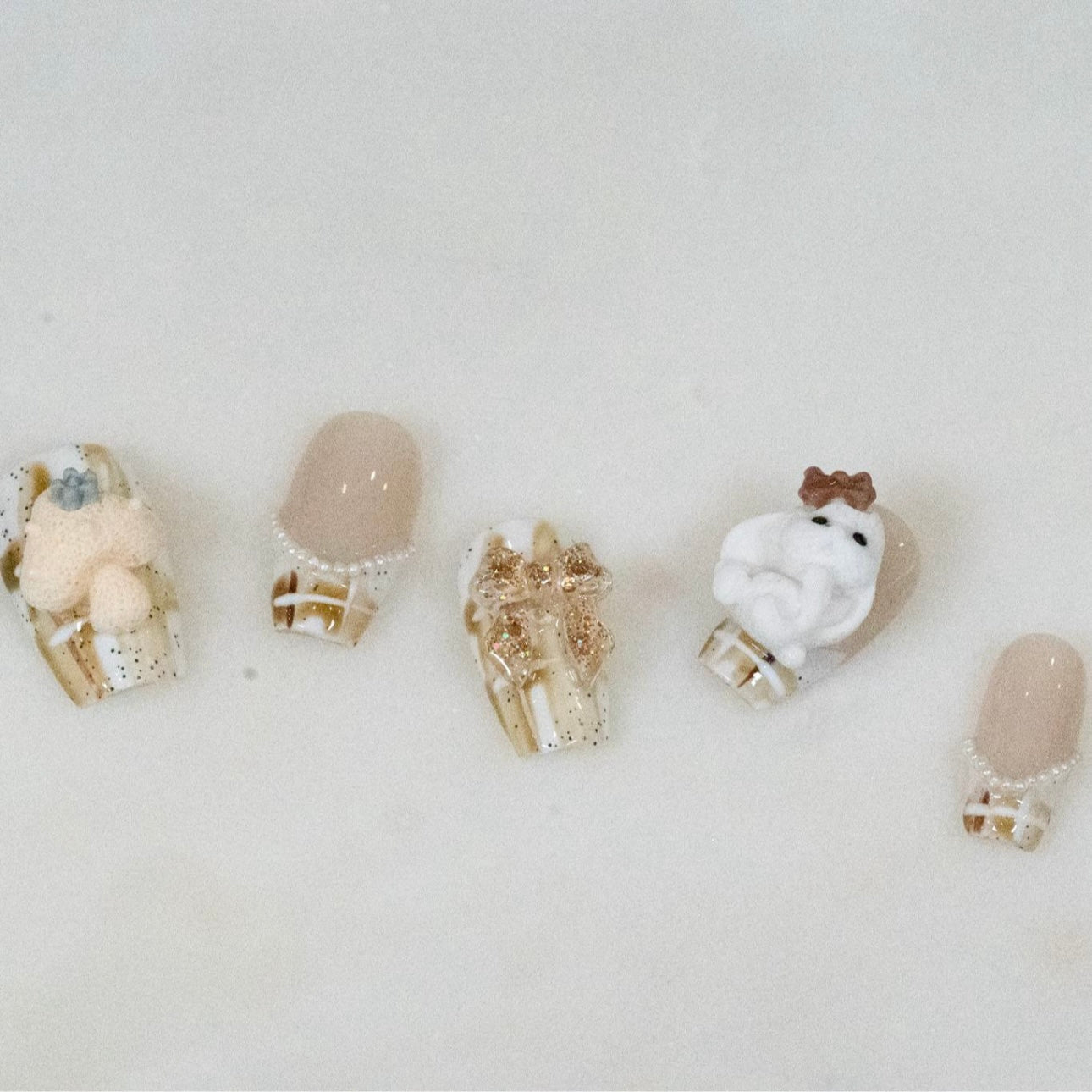 Pink Power Press on Nails- Rabbit Party