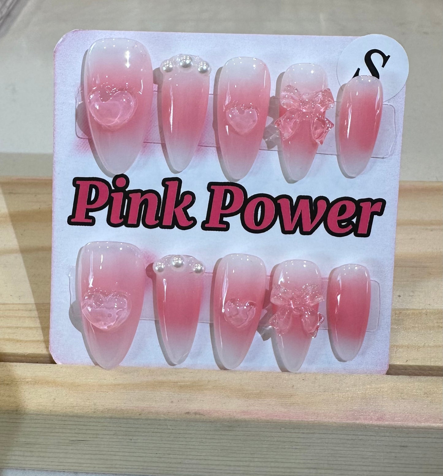 Pink Power Press on Nails- Jelly Pink
